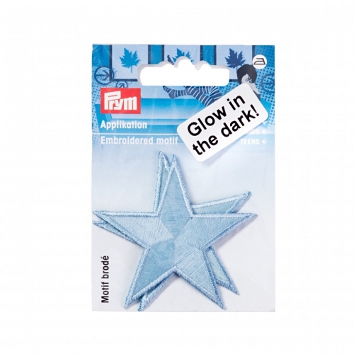 Prym Patch Motif Glow in the Dark Blue