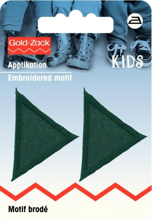 Prym Triangular Patch Motif Small - Dark Green