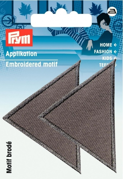 Prym Triangular Patch Motif Large - Grey