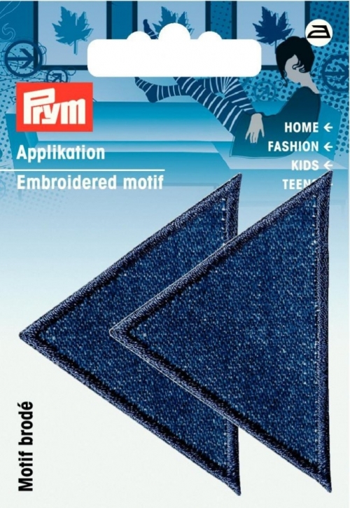 Prym Triangular Patch Motif Large - Dark Denim