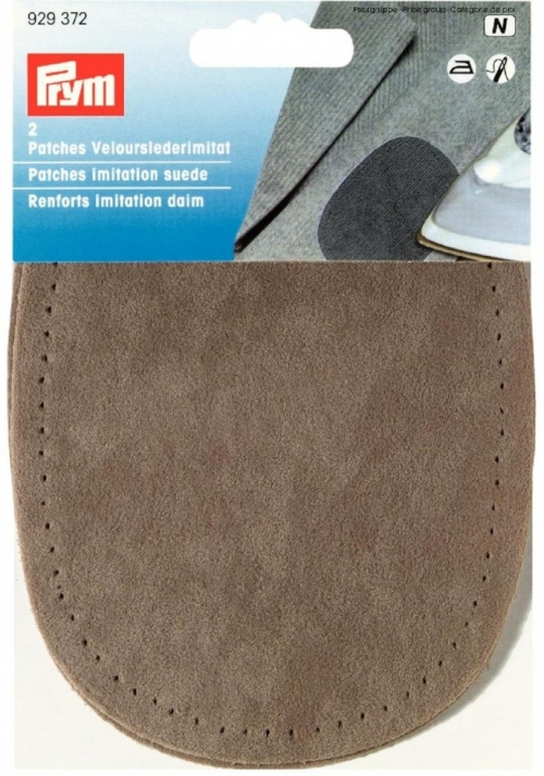 Prym Imitation Suede Elbow Patches Stone