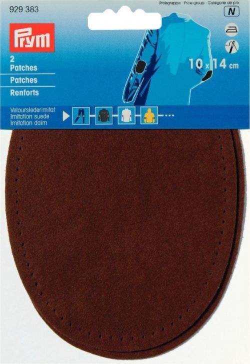 Prym Imitation Suede Elbow Patches Camel