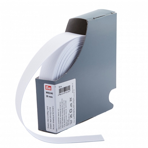 Prym Strong Elastic Tape White