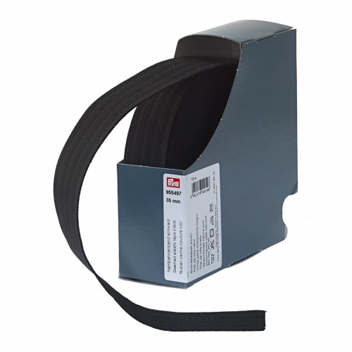 Prym Seamed Elastic Tape Black