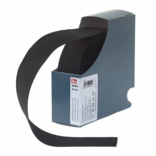 Prym Seamed Elastic Tape Black