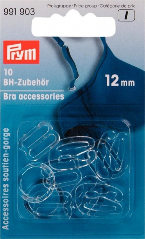 Prym Bra Strap Accessories Clear