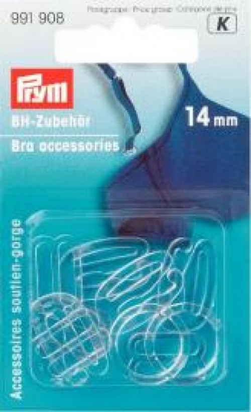 Prym Bra Strap Accessories Clear