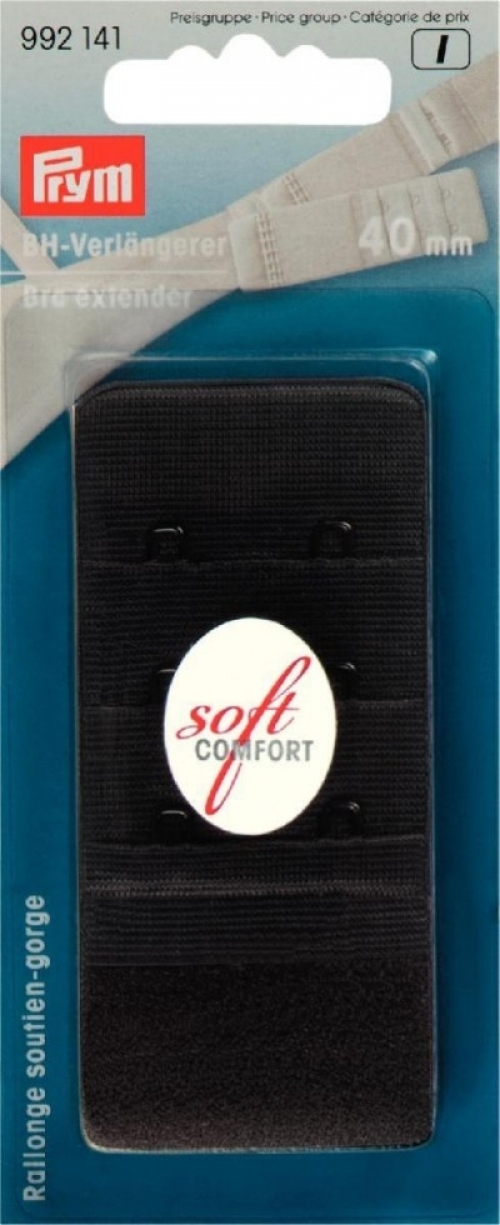 Prym Bra Extenders Black