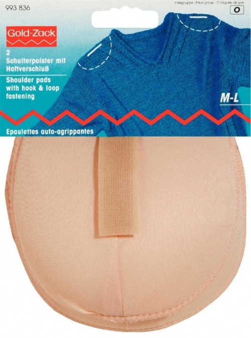 Prym Raglan Shoulder Pads Peach