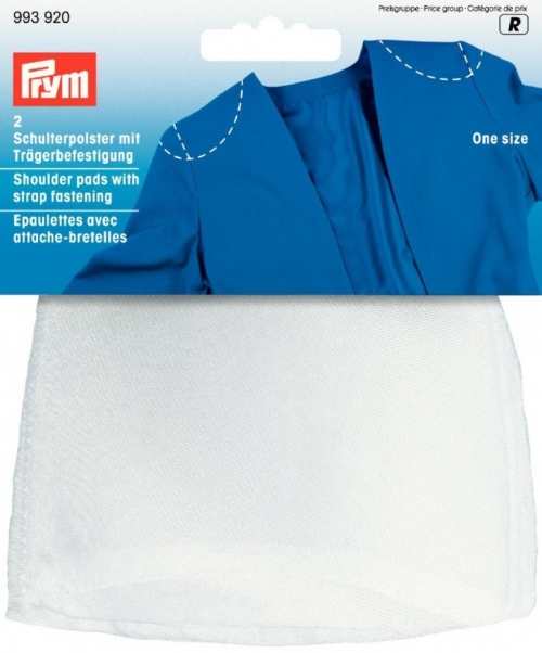 Prym Raglan Set In Shoulder Pads White