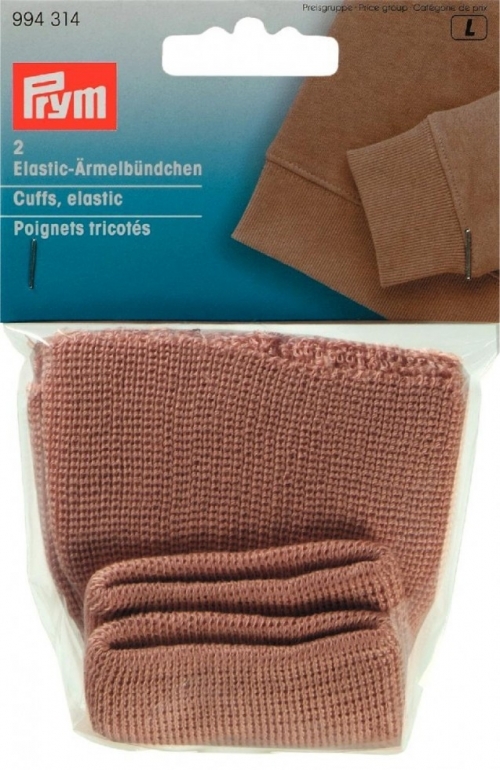 Prym Knitted Cuff Ribbing Beige