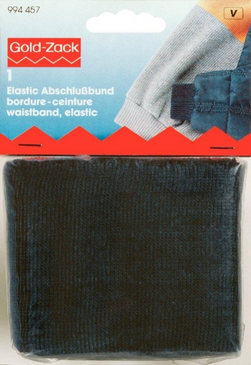 Prym Waistband Ribbing Navy Blue