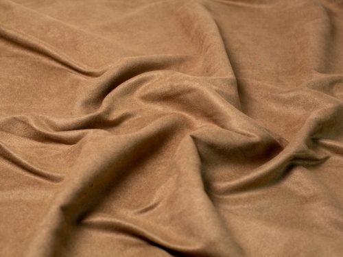 Water Repellent Faux Suede Fabric Tan