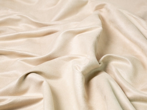 Water Repellent Faux Suede Fabric Cream