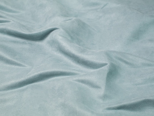 Water Repellent Faux Suede Fabric Duck Egg Blue