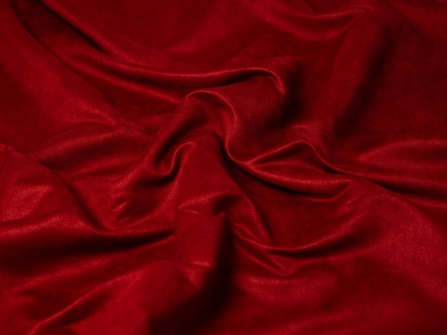 Water Repellent Faux Suede Fabric Terracotta