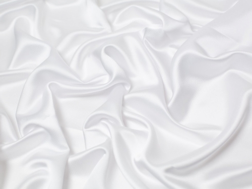 Minerva Core Range Aesha Satin Fabric White