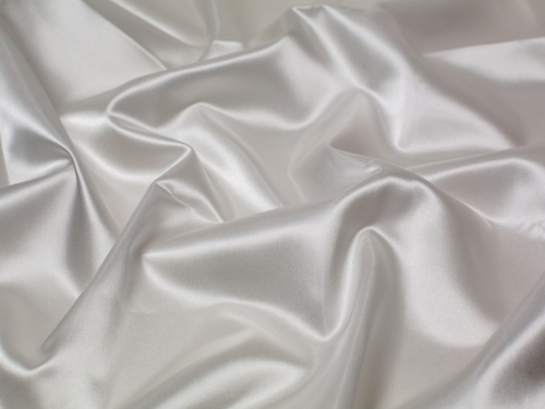 Acetate Satin Fabric White