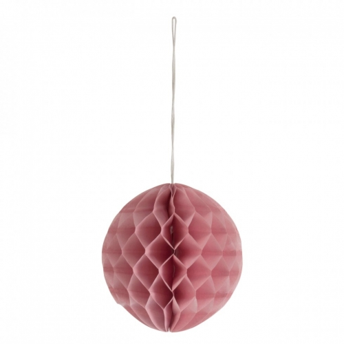Honeycomb Paper Pom Poms Mink