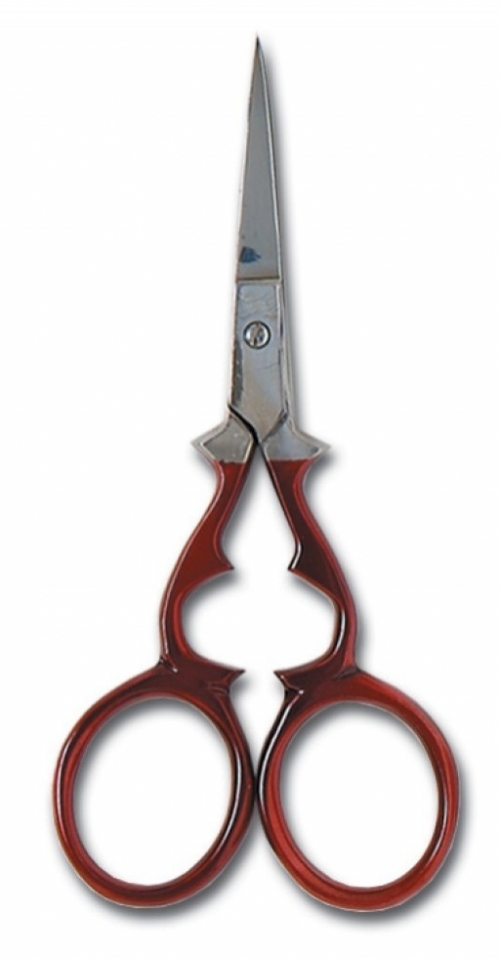 Hemline Embroidery Scissors Red