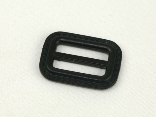 Faux Leather Buckle Navy Blue