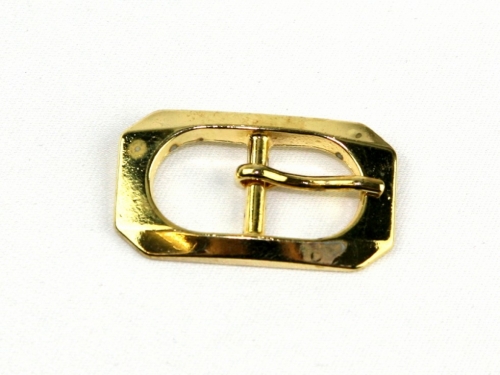Rectangle Metal Buckle Gold