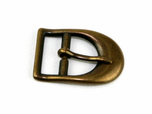 D Shape Metal Buckle Bronze