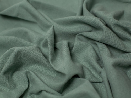 Blades Textured Cotton Linen Fabric Teal Green