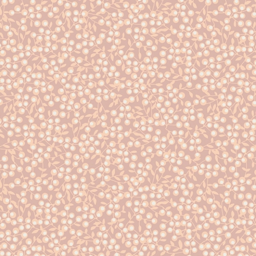 Art Gallery Fabrics Blithe 100% Cotton Poplin Fabric Winterberries Gold