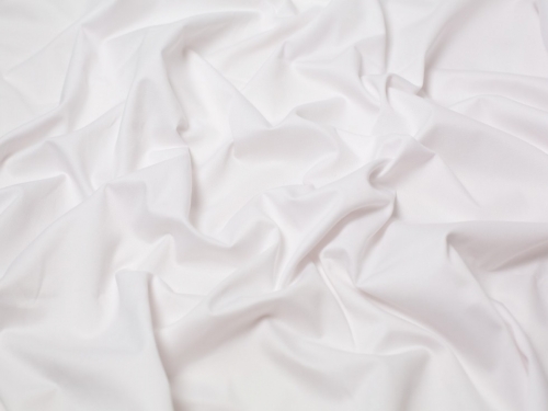 Minerva Core Range Poly Cotton Gabardine Twill Fabric White