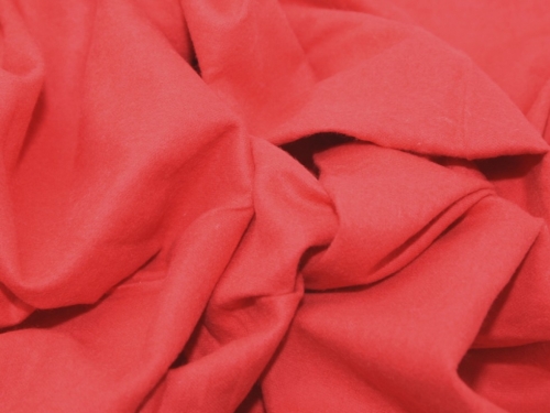 Minerva Core Range Light Cotton Flannel Fabric Red