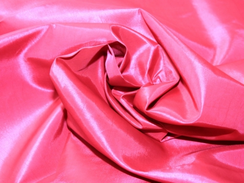 Minerva Core Range Shot Taffeta Fabric Cerise Pink