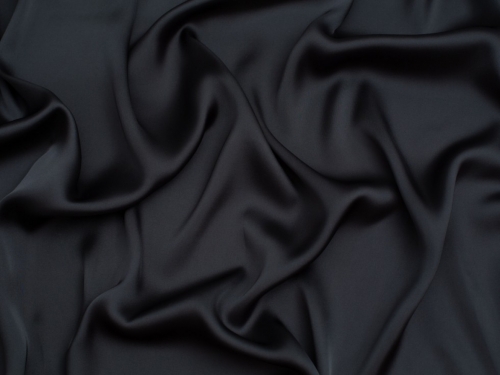Minerva Core Range Charmeuse Silky Satin Fabric Pewter Grey