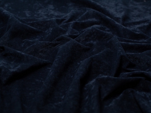 Minerva Core Range Faux Suede Suedette Fabric Navy Blue