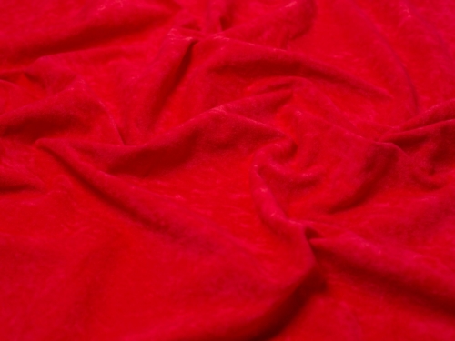 Minerva Core Range Faux Suede Suedette Fabric Bright Red