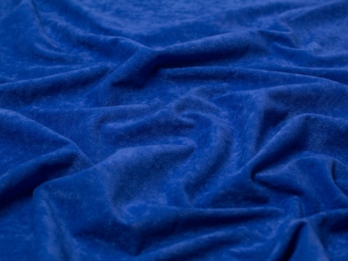 Minerva Core Range Faux Suede Suedette Fabric Royal Blue