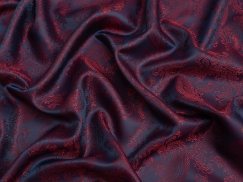 Minerva Core Range Woven Jacquard Lining Fabric Red