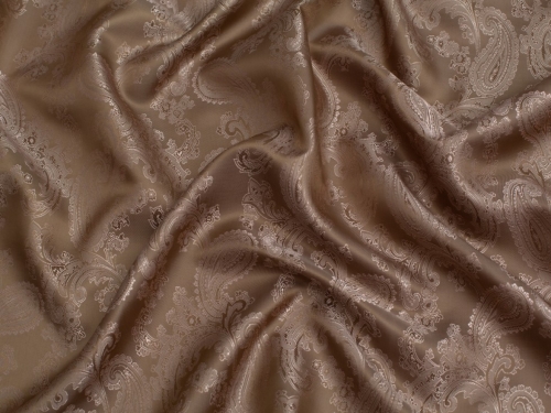 Minerva Core Range Woven Jacquard Lining Fabric Taupe