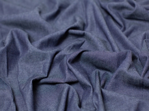 Minerva Core Range 130gsm Soft Washed Denim Fabric Dark Blue