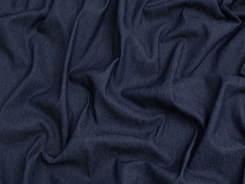 Minerva Core Range 190gsm Stretch Soft Denim Fabric Dark Blue