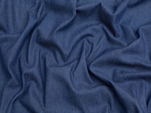 Minerva Core Range 190gsm Stretch Soft Denim Fabric Medium Blue