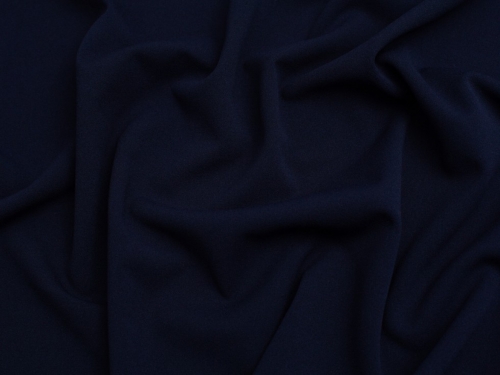 Minerva Core Range Heavy Scuba Crepe Stretch Knit Fabric Navy Blue
