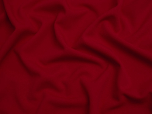 Minerva Core Range Heavy Scuba Crepe Stretch Knit Fabric Red