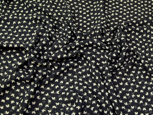 Deadstock Sheer Chiffon Fabric Black