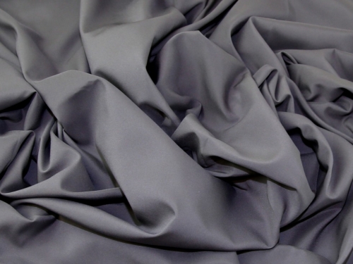 Deadstock Stretch Woven Lining Fabric Dark Grey
