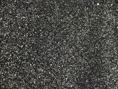 Deadstock Glitter Faux Leather Fabric Black