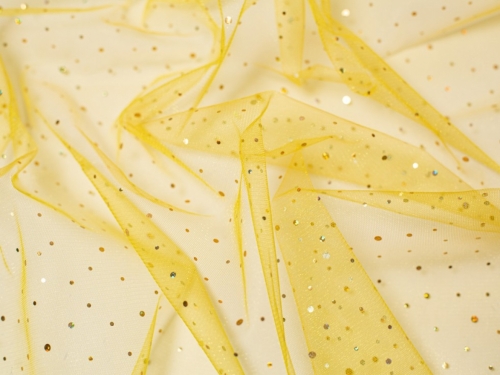 Minerva Core Range Sequin Tulle Net Fabric Mango