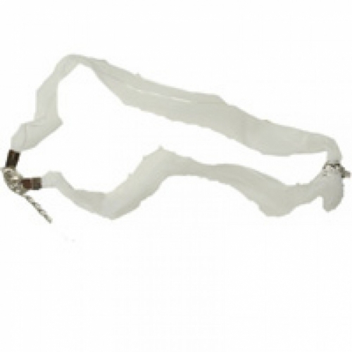 Trimits Ribbon With Clasp (Value Pack of 5) White