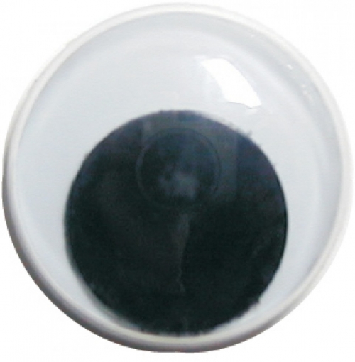 Craft Factory Sew On Wobbly Toy Eyes Black & White