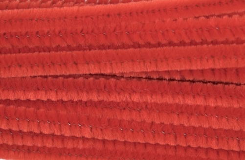 Craft Factory Chenille Pipe Cleaners Red